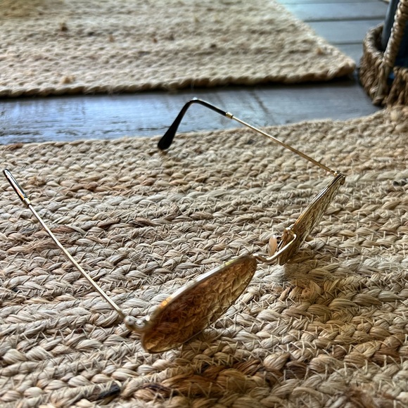 🕶 Ray Ban Copper Flash Round Flat Sunglasses - Picture 4 of 7